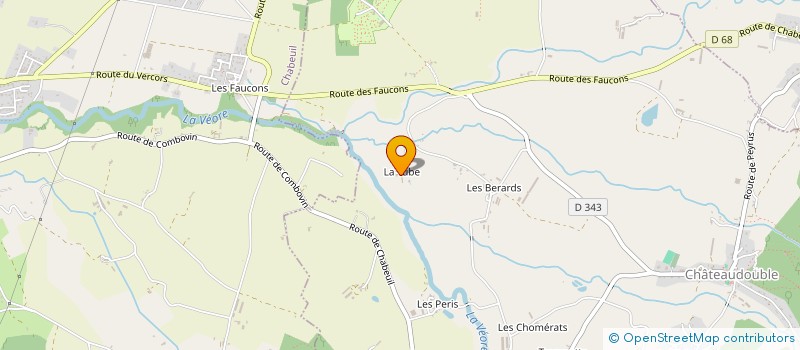 localisation de l'entreprise MADAME FRANCOISE PRATBERNOU à CHATEAUDOUBLE