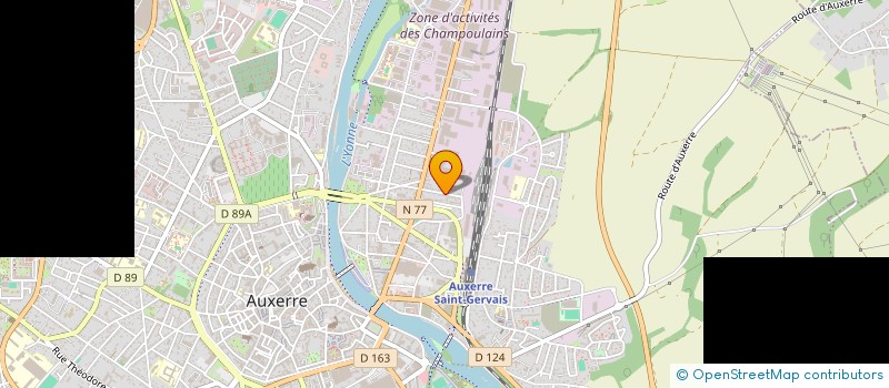 localisation de l'entreprise MADAME FRANCOISE PRESTAT à AUXERRE
