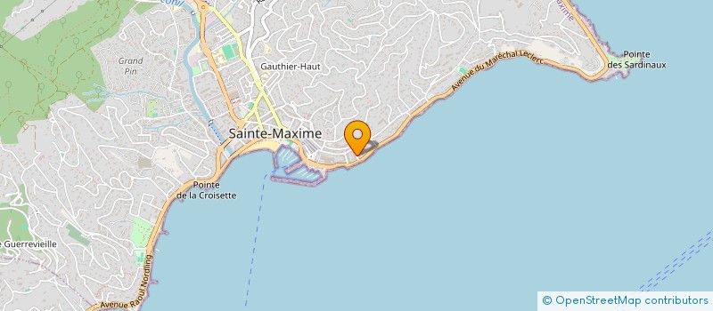 localisation de l'entreprise MADAME FRANCOISE PRIGENT à SAINTE-MAXIME