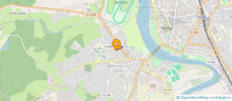 localisation de l'entreprise MADAME FRANCOISE PROFFIT à BELLERIVE-SUR-ALLIER