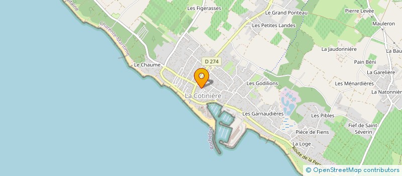 localisation de l'entreprise MADAME FRANCOISE PROUX  SAINT-PIERRE-D'OLERON