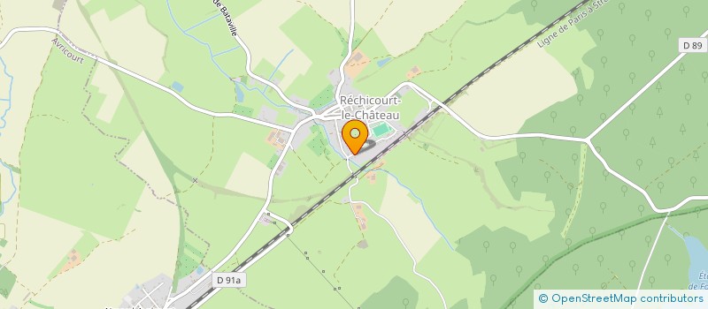 localisation de l'entreprise MADAME FRANCOISE PUTEGNAT  RECHICOURT-LE-CHATEAU