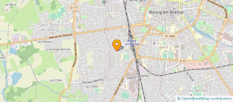 localisation de l'entreprise MADAME FRANCOISE QUAIRE à BOURG-EN-BRESSE