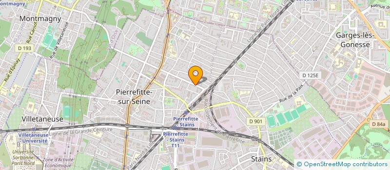 localisation de l'entreprise MADAME FRANCOISE QUERREC à PIERREFITTE-SUR-SEINE