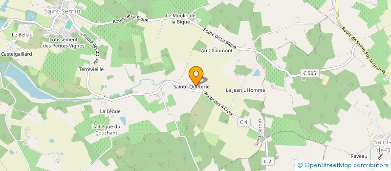 localisation de l'entreprise MADAME FRANCOISE QUILLAUD à SAINT-SERNIN