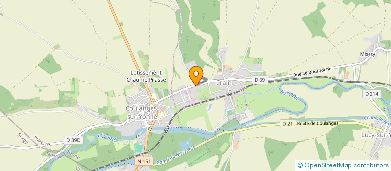 localisation de l'entreprise MADAME FRANCOISE RAFFEAU à CRAIN