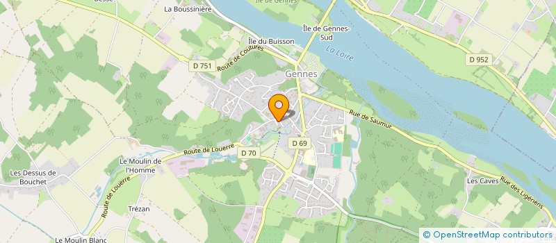 localisation de l'entreprise MADAME FRANCOISE RAMOUSSIN  GENNES-VAL-DE-LOIRE