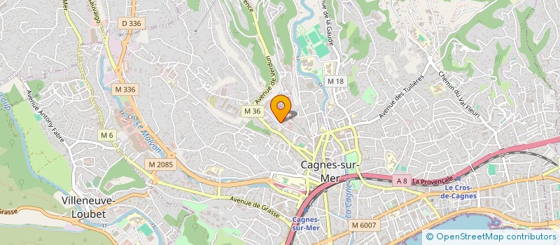 localisation de l'entreprise MADAME FRANCOISE RAMUS à CAGNES-SUR-MER