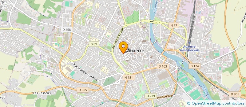 localisation de l'entreprise MADAME FRANCOISE RAOULT à AUXERRE