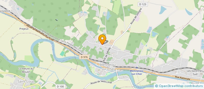 localisation de l'entreprise MADAME FRANCOISE RAULT  LANGON-SUR-CHER