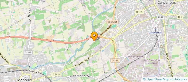 localisation de l'entreprise MADAME FRANCOISE RAYMOND  MONTEUX