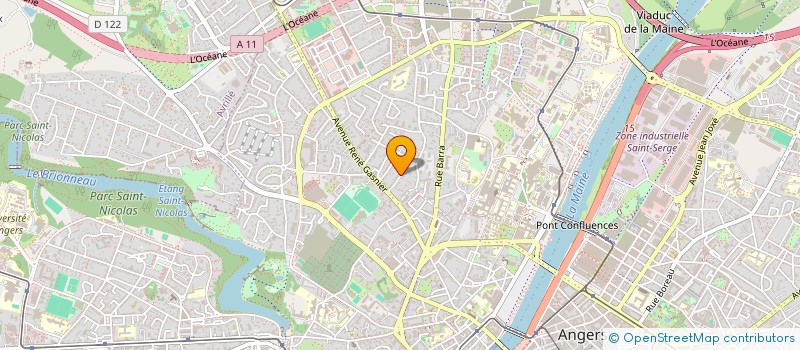 localisation de l'entreprise MADAME FRANCOISE REAUTE à ANGERS