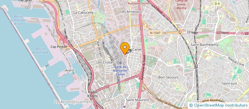 localisation de l'entreprise MADAME FRANCOISE REGIS à MARSEILLE