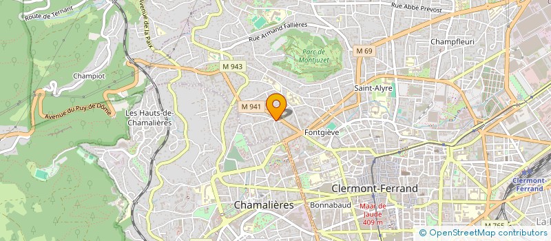 localisation de l'entreprise MADAME FRANCOISE RELLIER  CLERMONT-FERRAND