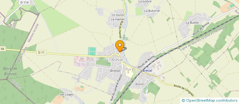 localisation de l'entreprise MADAME FRANCOISE REMY  BREVAL