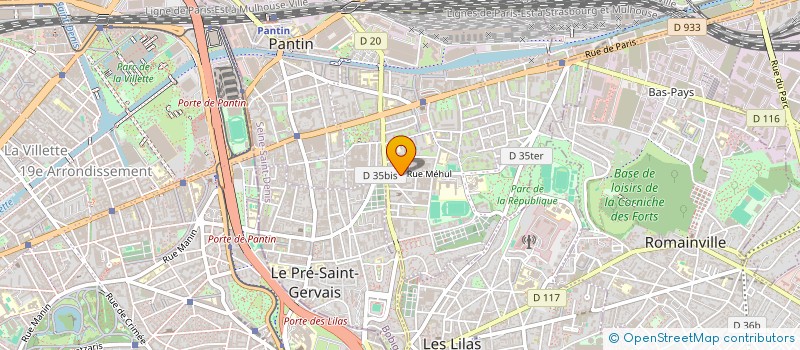 localisation de l'entreprise MADAME FRANCOISE RENAUD à PANTIN