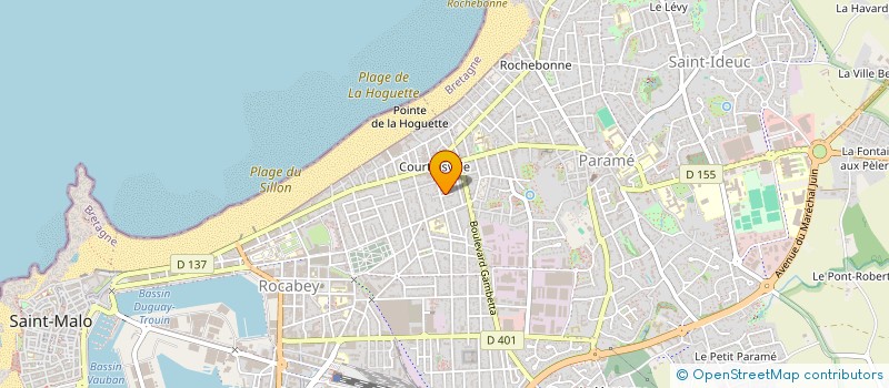 localisation de l'entreprise MADAME FRANCOISE RENAULT  SAINT-MALO