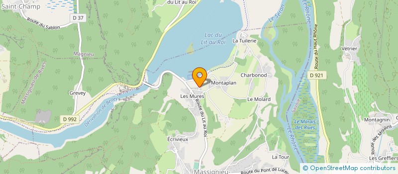 localisation de l'entreprise MADAME FRANCOISE RENAY à MASSIGNIEU-DE-RIVES