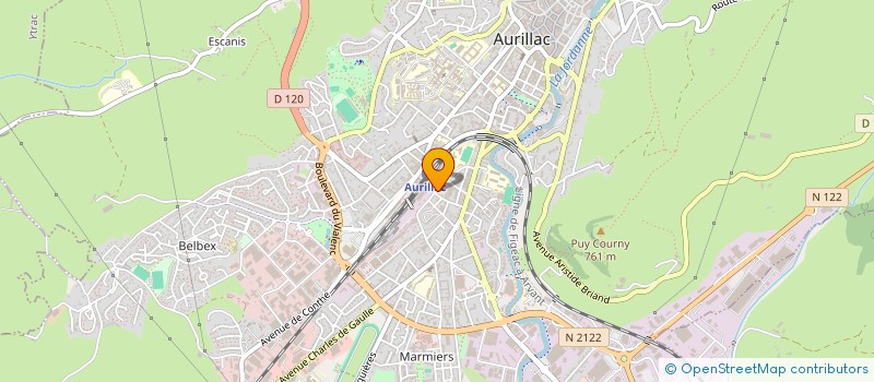localisation de l'entreprise MADAME FRANCOISE RENOUX à AURILLAC