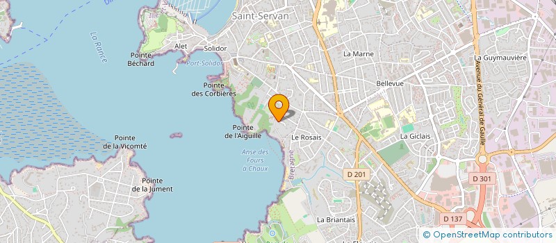 localisation de l'entreprise MADAME FRANCOISE REULIER  SAINT-MALO
