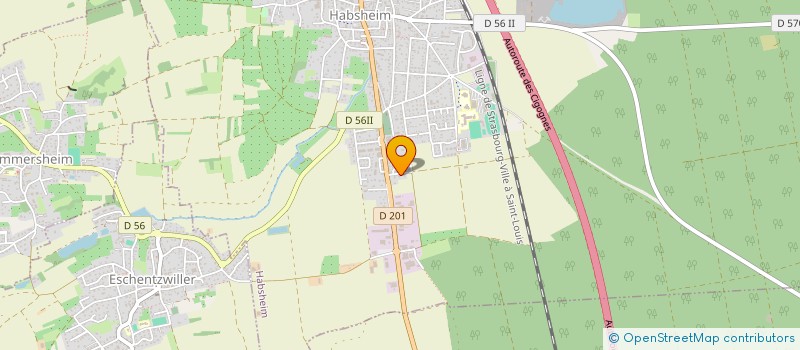 localisation de l'entreprise MADAME FRANCOISE REYGNIER  HABSHEIM