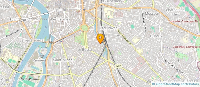 localisation de l'entreprise MADAME FRANCOISE RIBET à TOULOUSE