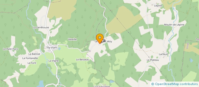 localisation de l'entreprise MADAME FRANCOISE RIBIERE  TARNAC