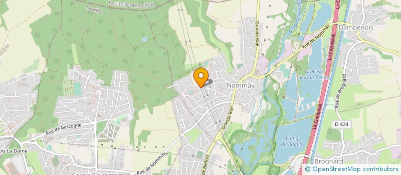 localisation de l'entreprise MADAME FRANCOISE RICHARD  NOMMAY