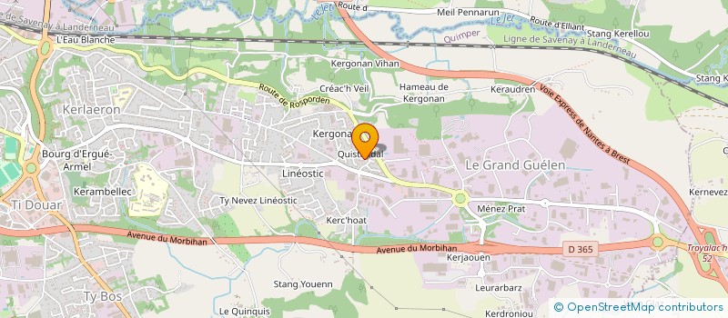 localisation de l'entreprise MADAME FRANCOISE RICHARD à QUIMPER