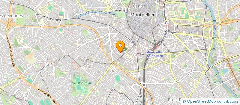 localisation de l'entreprise MADAME FRANCOISE RIEU-MOUNJE  MONTPELLIER