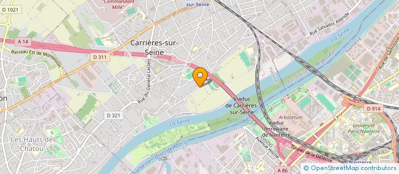 localisation de l'entreprise MADAME FRANCOISE RIGOLAGE  CARRIERES-SUR-SEINE