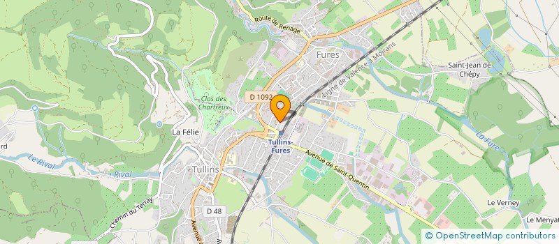 localisation de l'entreprise MADAME FRANCOISE RIMET à TULLINS