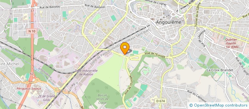 localisation de l'entreprise MADAME FRANCOISE RINCON à ANGOULEME