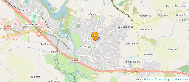 localisation de l'entreprise MADAME FRANCOISE ROBERT  MUZILLAC