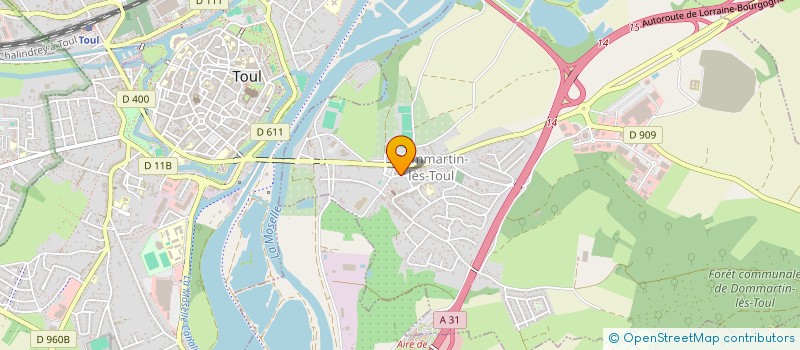 localisation de l'entreprise MADAME FRANCOISE ROBERT  DOMMARTIN-LES-TOUL