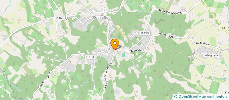 localisation de l'entreprise MADAME FRANCOISE ROBERT à ROUSSILLON