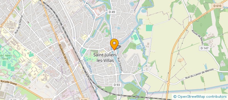 localisation de l'entreprise MADAME FRANCOISE ROBIN à SAINT-JULIEN-LES-VILLAS