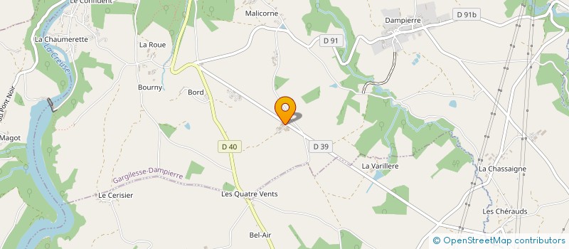 localisation de l'entreprise MADAME FRANCOISE ROBIN à GARGILESSE-DAMPIERRE