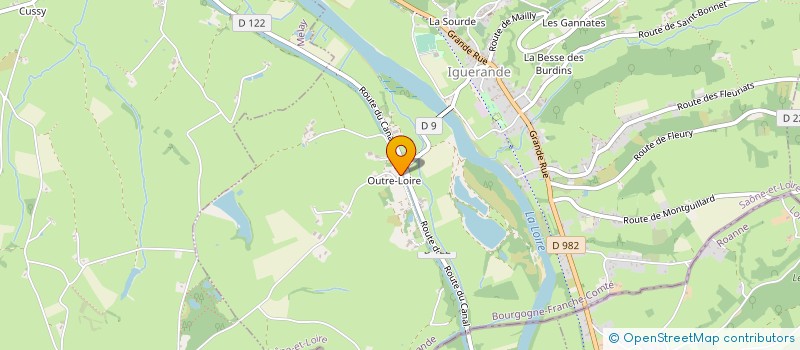 localisation de l'entreprise MADAME FRANCOISE ROBIN  IGUERANDE