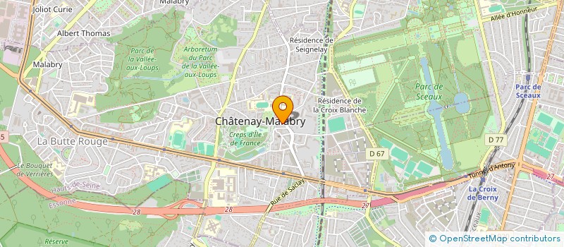 localisation de l'entreprise MADAME FRANCOISE ROBINET à CHATENAY-MALABRY