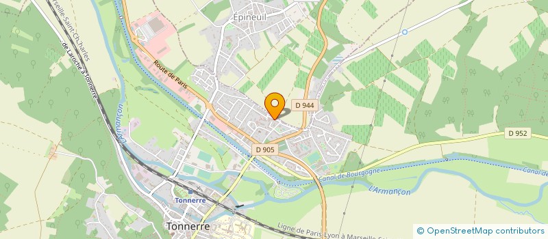 localisation de l'entreprise MADAME FRANCOISE ROCHER-GONDEAU à TONNERRE