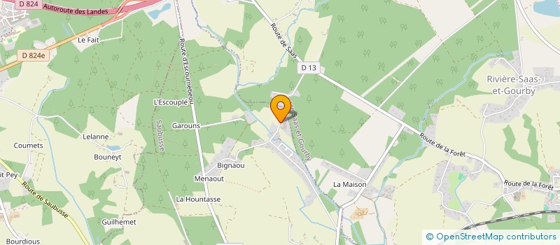 localisation de l'entreprise MADAME FRANCOISE ROCHETEAU  SAUBUSSE