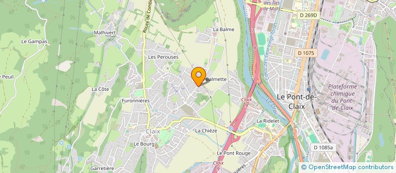 localisation de l'entreprise MADAME FRANCOISE RODRIGUEZ  CLAIX