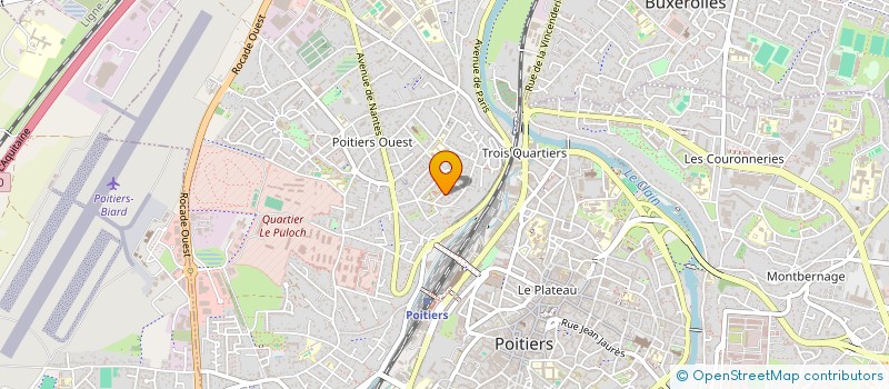 localisation de l'entreprise MADAME FRANCOISE ROGEON à POITIERS