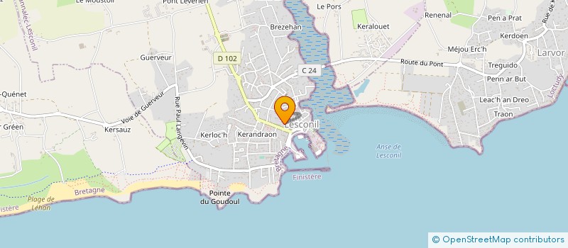 localisation de l'entreprise MADAME FRANCOISE ROLLAND  PLOBANNALEC-LESCONIL