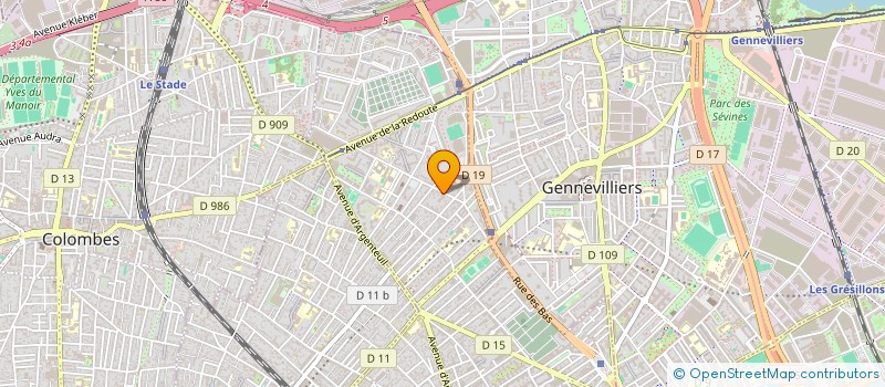 localisation de l'entreprise MADAME FRANCOISE ROLLAND à ASNIERES-SUR-SEINE