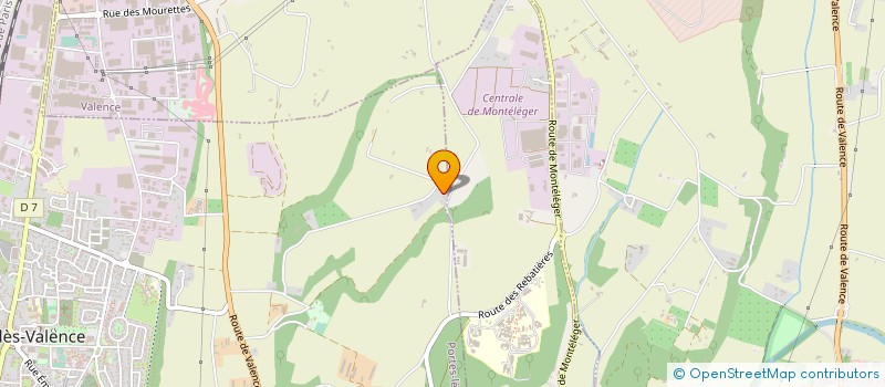 localisation de l'entreprise MADAME FRANCOISE ROMIEU  PORTES LES VALENCE