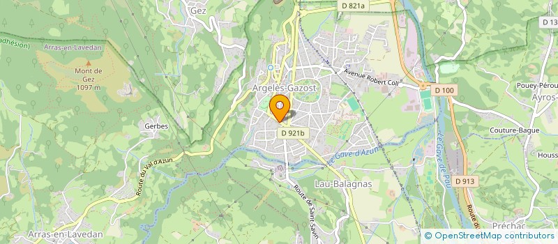 localisation de l'entreprise MADAME FRANCOISE RONCO  ARGELES-GAZOST