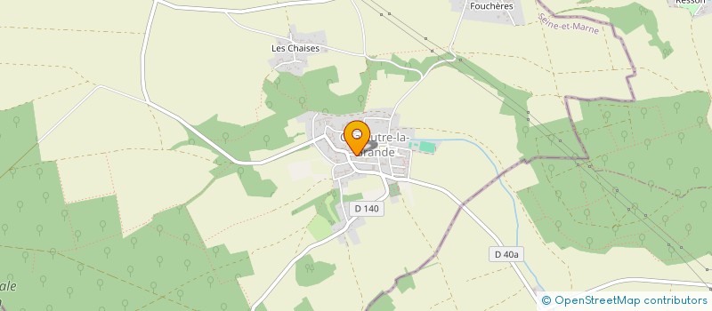 localisation de l'entreprise MADAME FRANCOISE RONDEAU  CHALAUTRE-LA-GRANDE