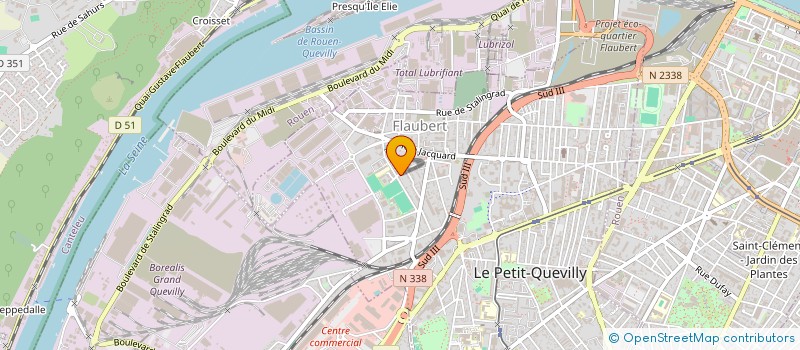 localisation de l'entreprise MADAME FRANCOISE ROSA  LE PETIT-QUEVILLY